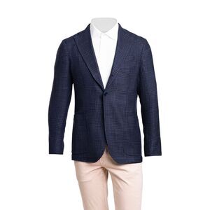 Sartorio Patterned Wool-Silk Sport Jacket